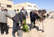 گزارش تصویری مراسم روز درخت کاری در دانشگاه  با حضور ورزشکاران ملی پوش شهرستان شاهرود  